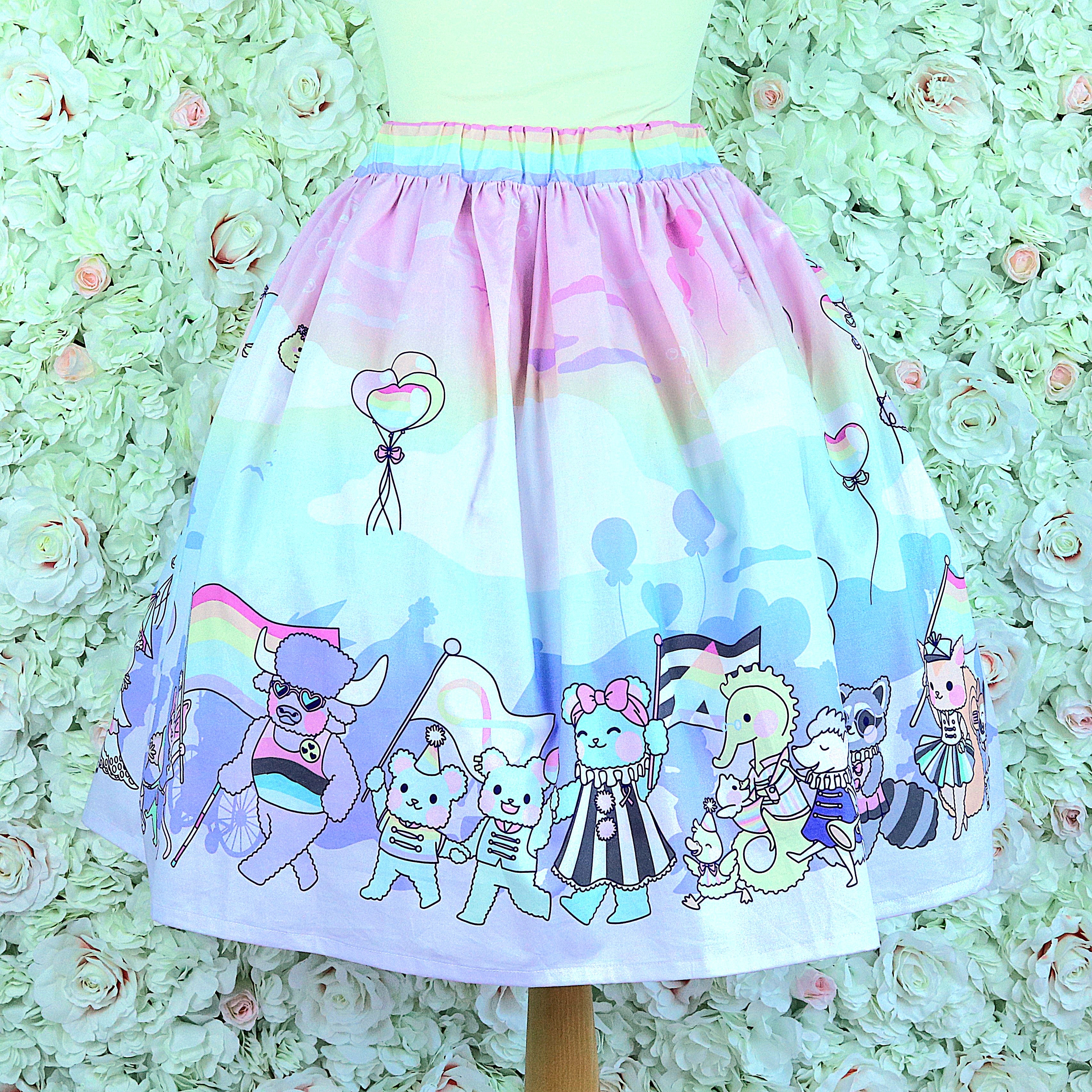 Skirt Rainbow Parade Fluffy Tori